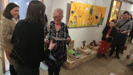 Wernisaż wystawy wiosennej w Wiślańskim Centrum Kultury